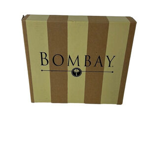 The Bombay Company Black Leather Photo Album New in Box 6 ½"  X 5 ½”